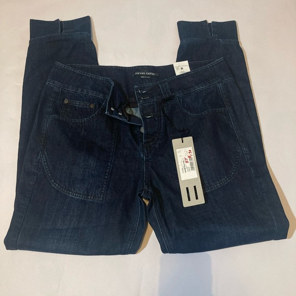 Hannes Roether Denim Jogger Jeans, Size Large - Picture 3 of 4